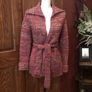Express Belted Sweater Cardigan XS